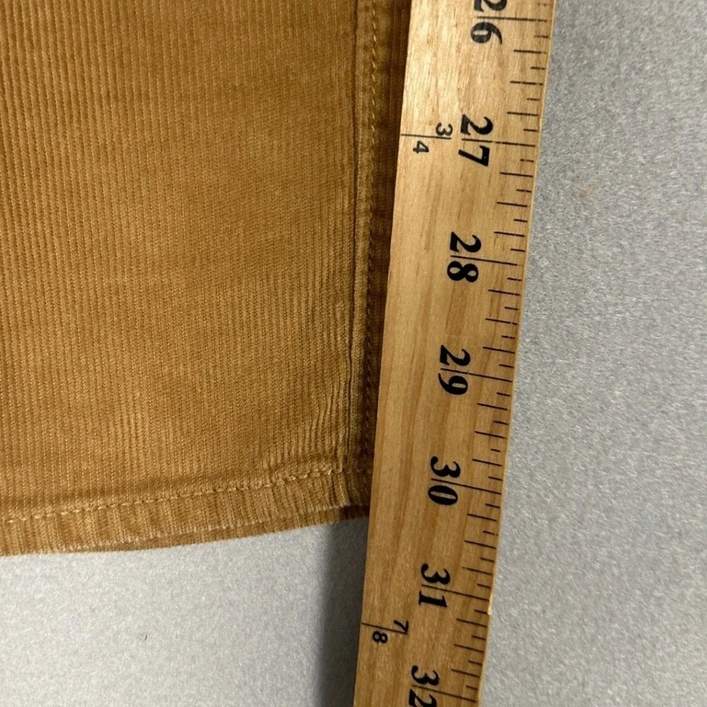 J Crew Pants Mens 32X30 Brown Camel Mercantile Flex Slim Fit Corduroy 5-Pocket